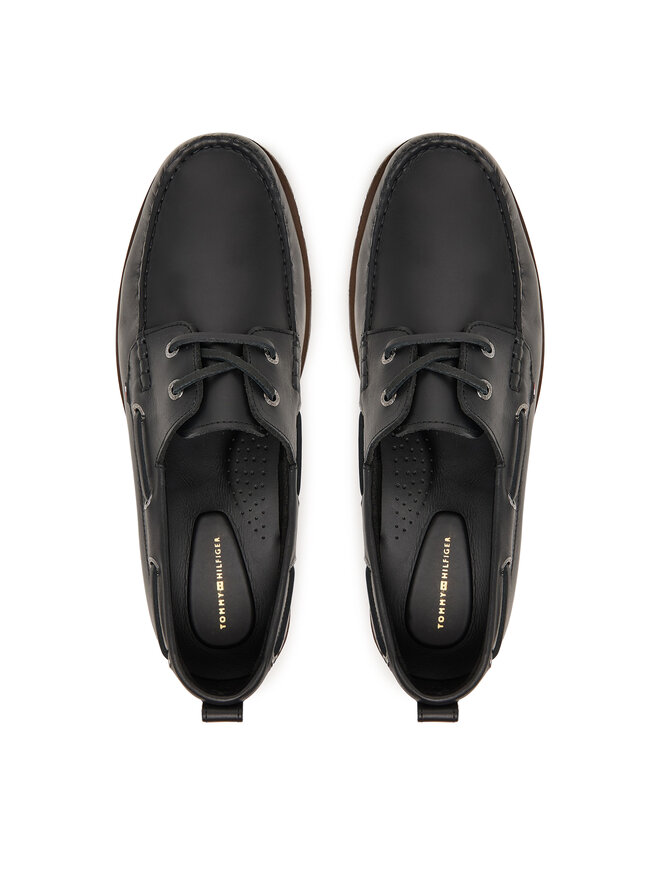 Tommy Hilfiger Mokassins Tommy Hilfiger Light Lth FM0FM05746 Schwarz