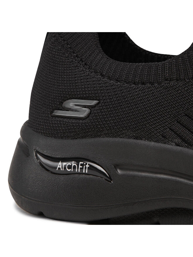 Skechers Sneakers Skechers Go Walk Arch Fit Iconic 124409/BBK Nero