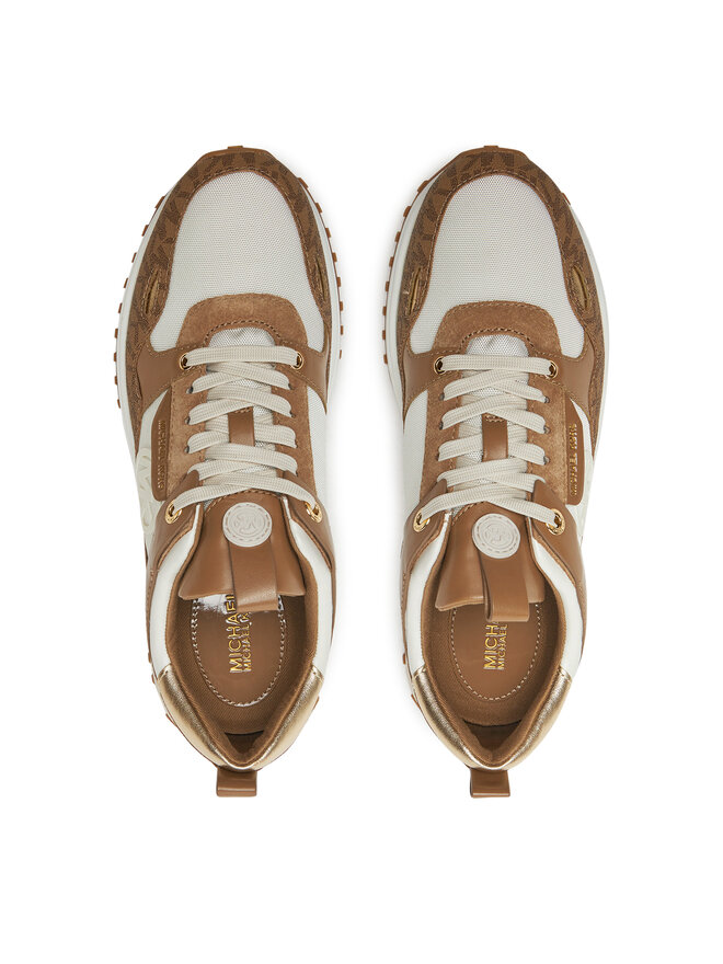 MICHAEL Michael Kors Sneakersy MICHAEL Michael Kors Theo Trainer 43F1THFS2B Brązowy
