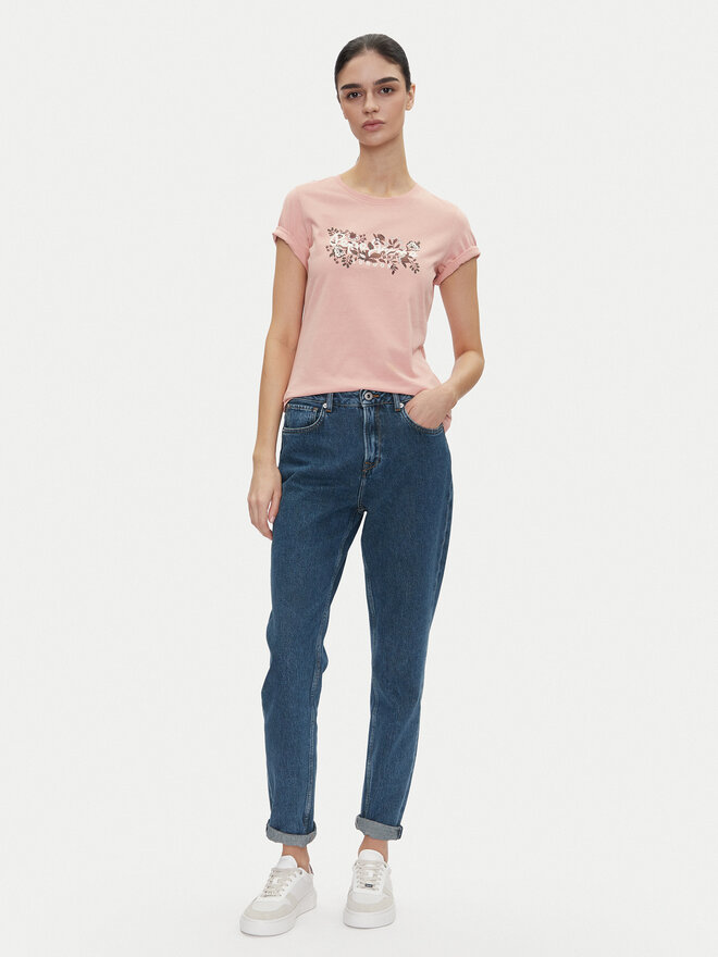 Pepe Jeans Pepe Jeans Camiseta Rosalind PL506034 Rosa Regular Fit