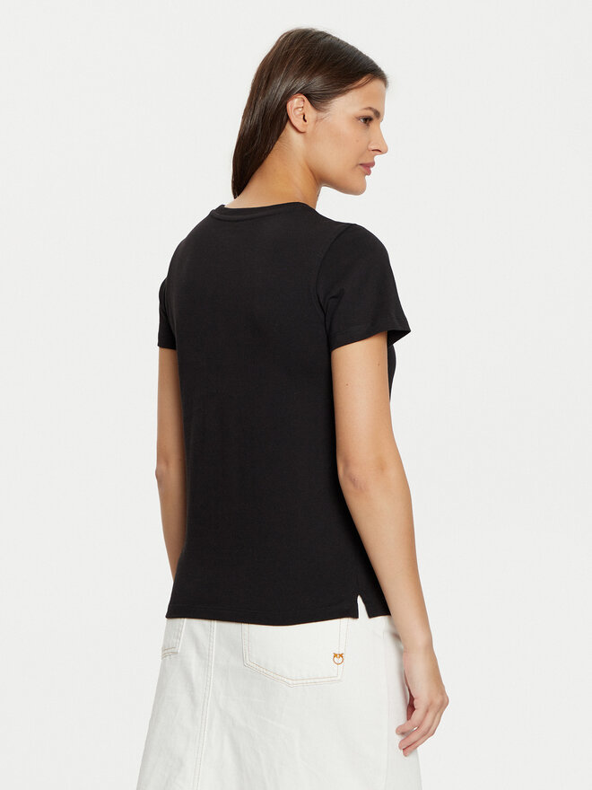 Guess Guess Marškinėliai W5RI19 I3Z14 Juoda Regular Fit
