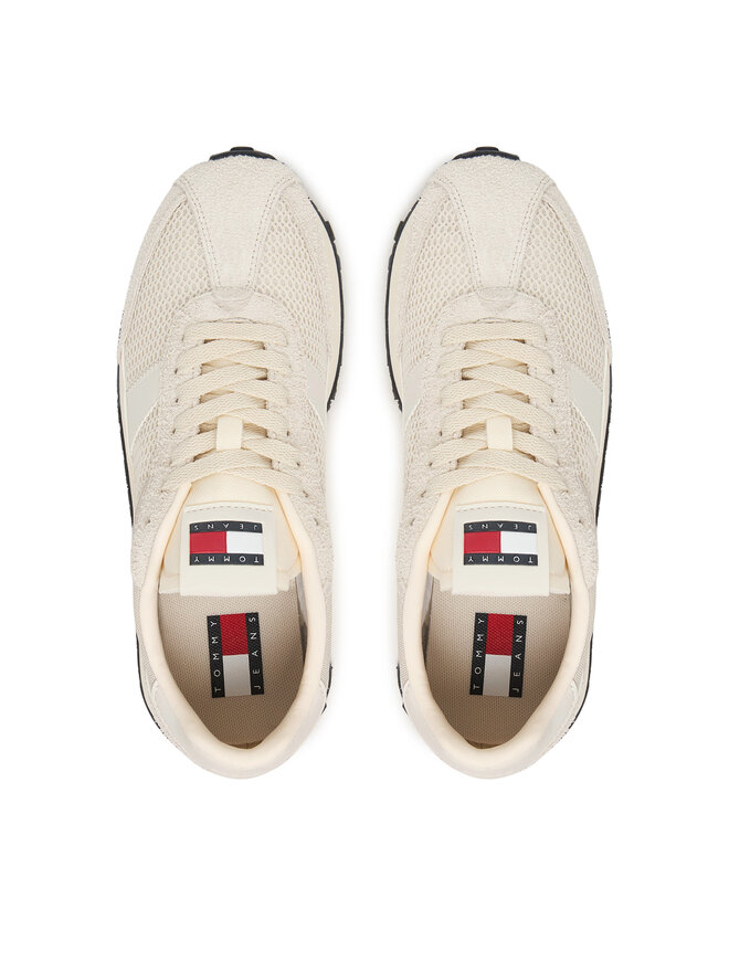 Tommy Jeans Sneakers Tommy Jeans Tjw Retro Runner Archive EN0EN03013 Écru