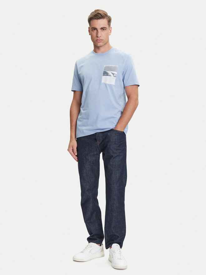BOSS BOSS Camiseta Te_Container 50546920 Celeste Regular Fit