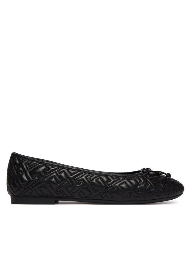 Tommy Hilfiger Ballerinas Tommy Hilfiger Th Quilted Ballerina FW0FW09264 Schwarz