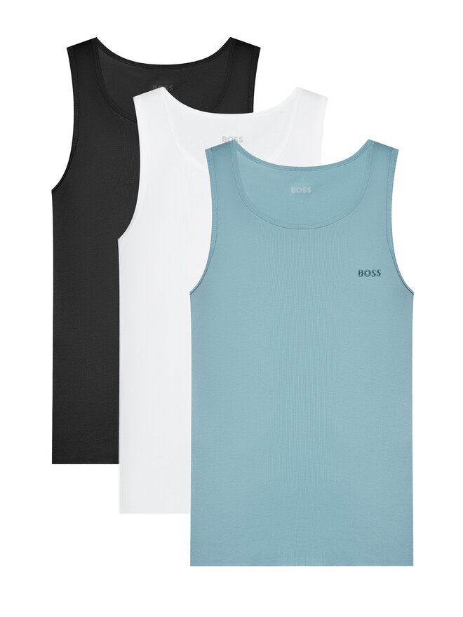 BOSS BOSS Pack de 3 camisetas de tirantes 50542132 De color Regular Fit