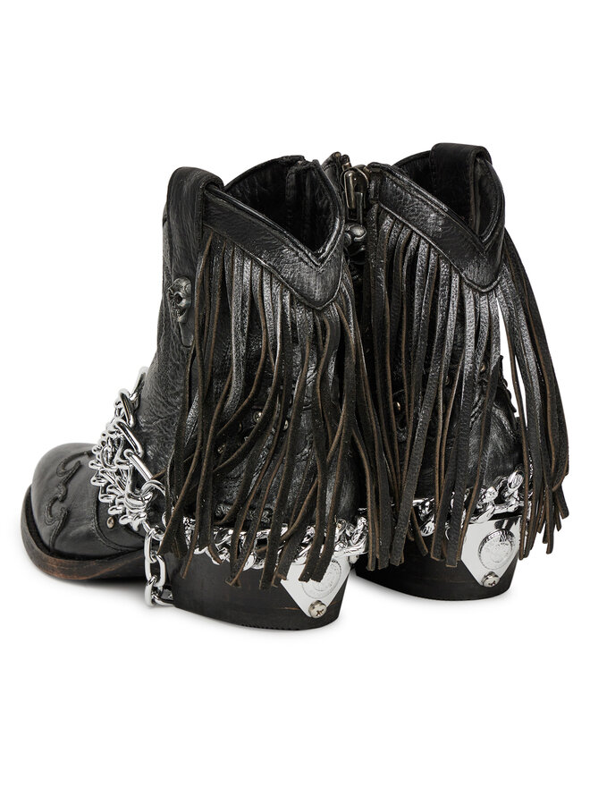 NEW ROCK Western csizmák NEW ROCK M-WSTM003TES-S1 Fekete