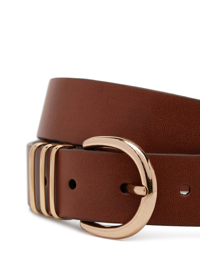 Vero Moda Pasek Damski Vero Moda 10312664 Brązowy