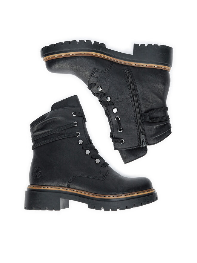 Rieker Botine Rieker 72621-00 Negru