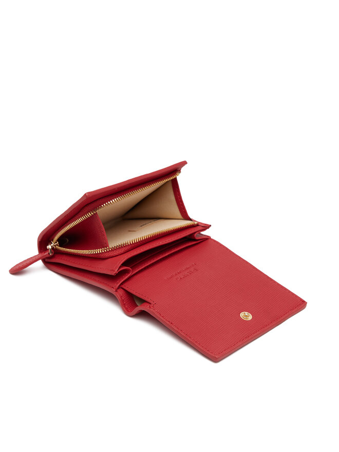 PINKO Mały Portfel Damski PINKO Flap Wallet PE 25 PCPL 104355 A29P Czerwony