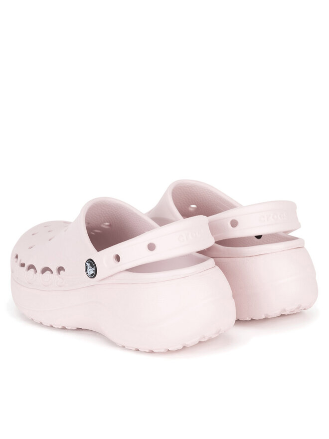 Crocs Şlapi Crocs BAYA PLATFORM CLOG 208186-6PI Roz