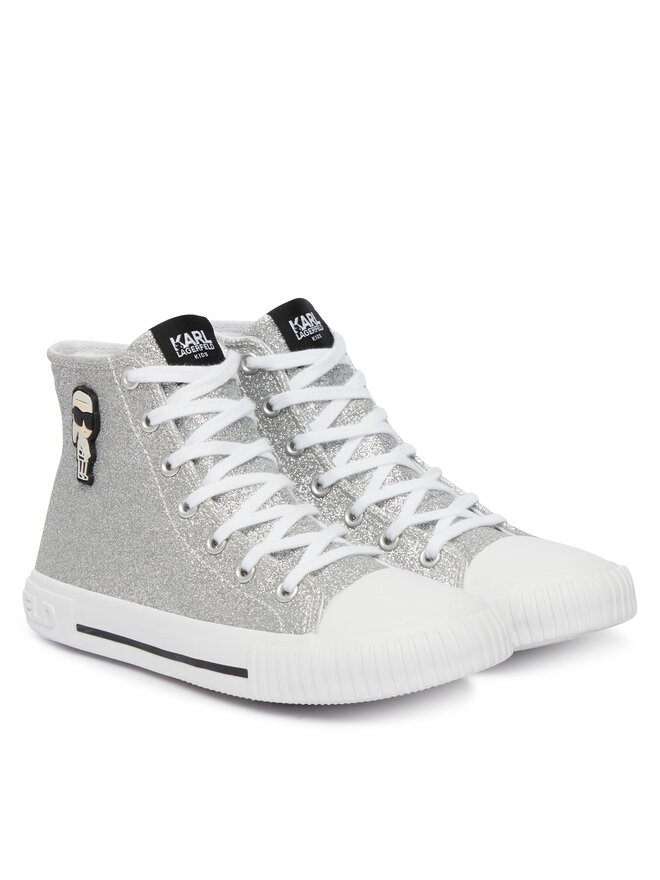 KARL LAGERFELD Sneakers aus Stoff KARL LAGERFELD Z31171 M Grau
