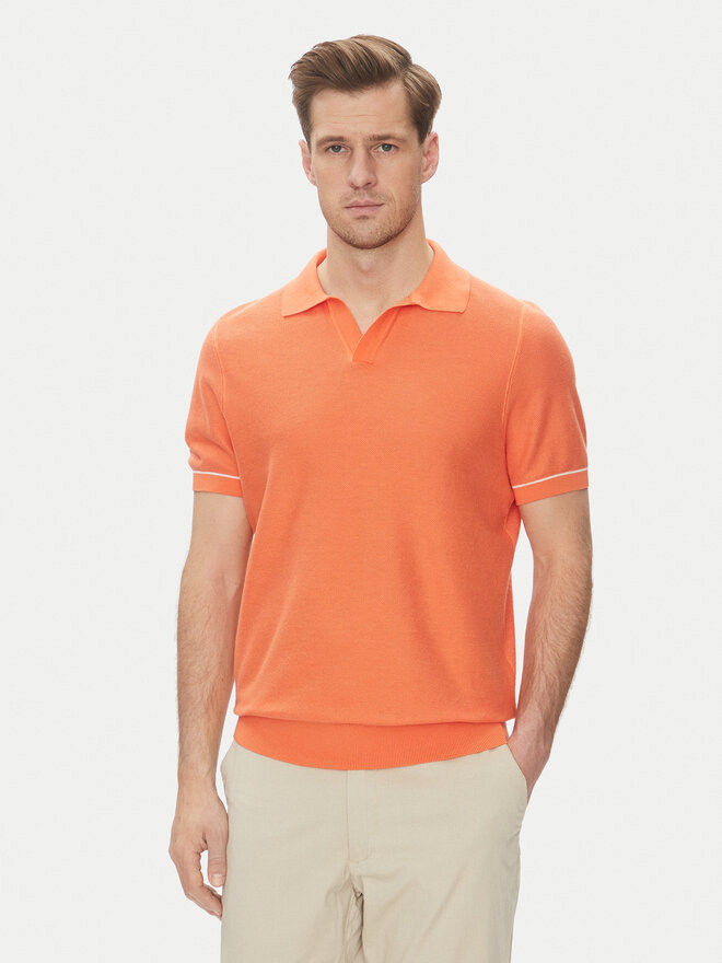 BOSS BOSS Поло H-Jianluca 50537654 Оранжевий Regular Fit