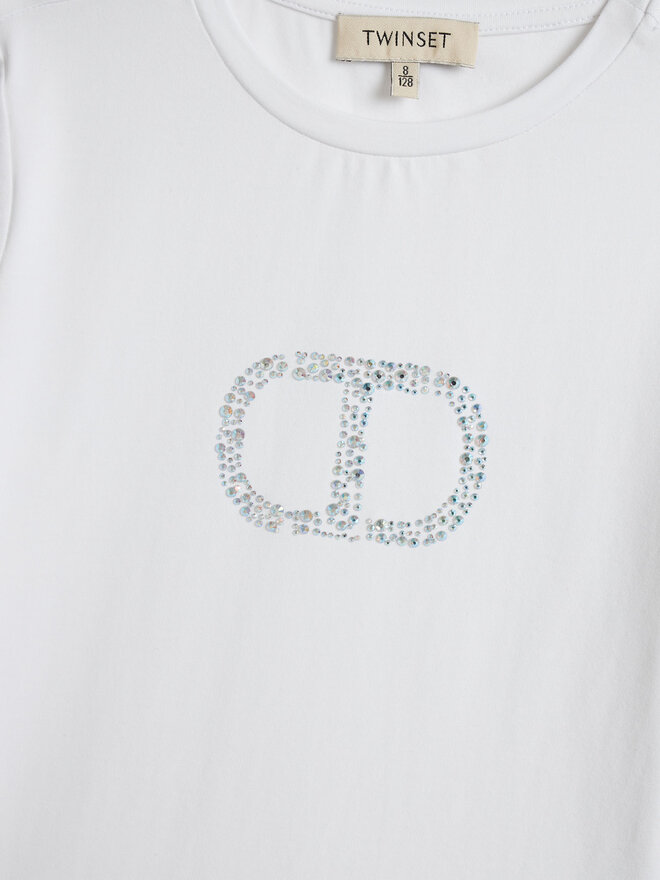 TWINSET TWINSET T-Shirt 251GJ2485 Weiß Regular Fit