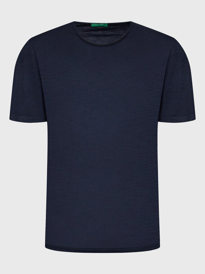 United Colors Of Benetton United Colors Of Benetton Majica 3JE1J19A5 Mornarsko modra Regular Fit