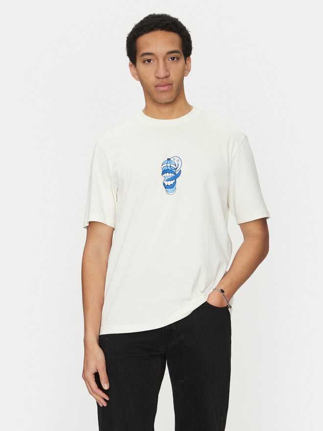 HUGO HUGO Camiseta Nutongo 50533391 Blanco Regular Fit