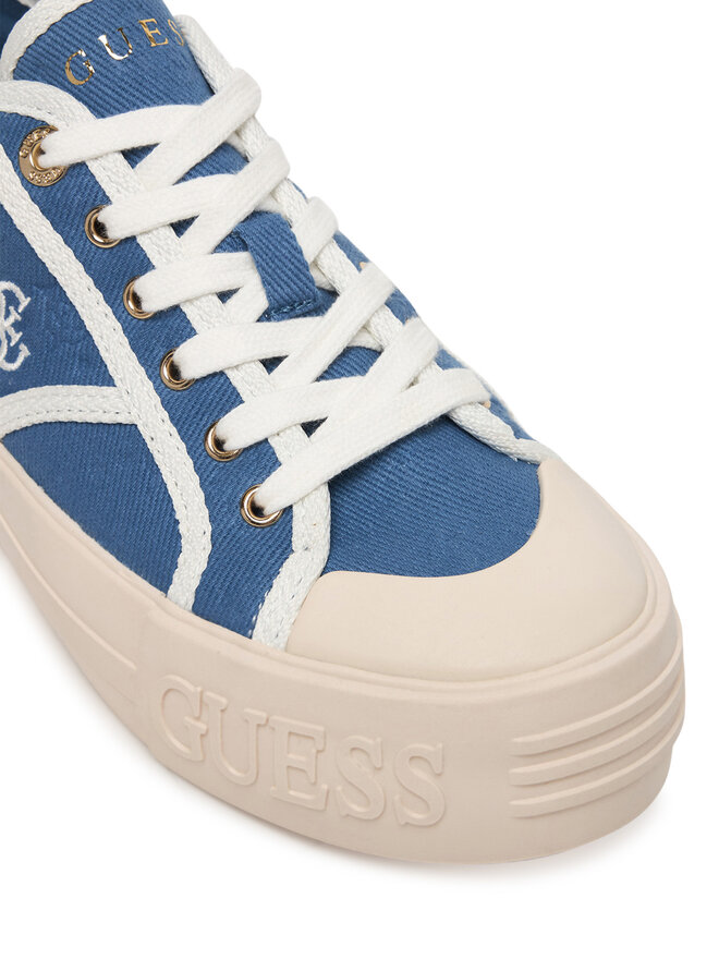 Guess Sneakers aus Stoff Guess FLPISS FAL12 Blau