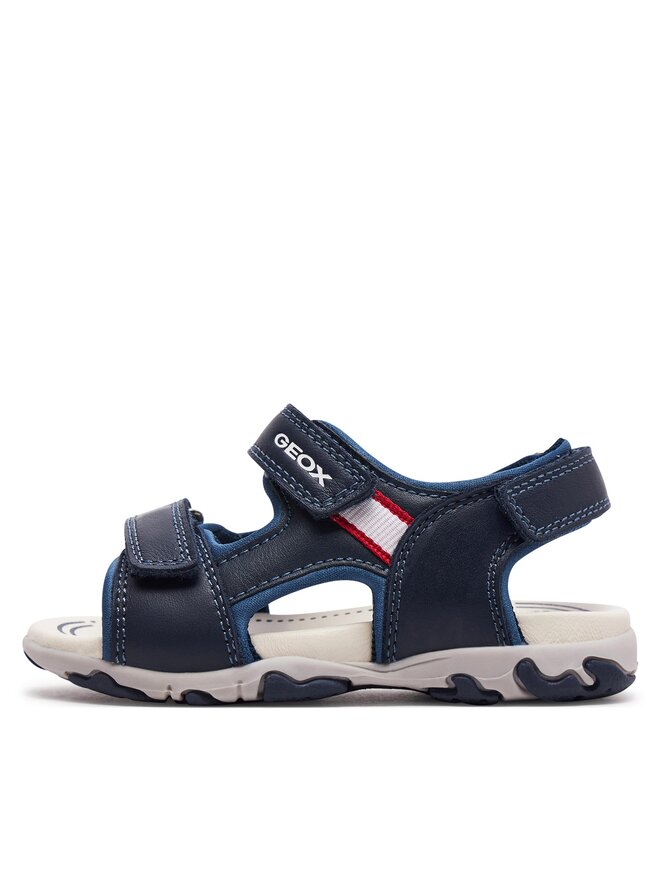 Geox Sandály Geox B Sandal Flaffee Boy B4559A 08515 C4002 S Tmavomodrá