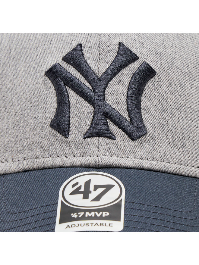 47 Brand Καπέλο Jockey 47 Brand Mlb New York Yankees Maulden Tt Snap '47 Mvp BCPTN-MLDTT17KHP-GY10 Γκρι