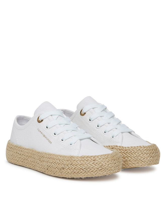 Tommy Hilfiger Espadrilky Tommy Hilfiger T3A9-33732-0890100 Biela