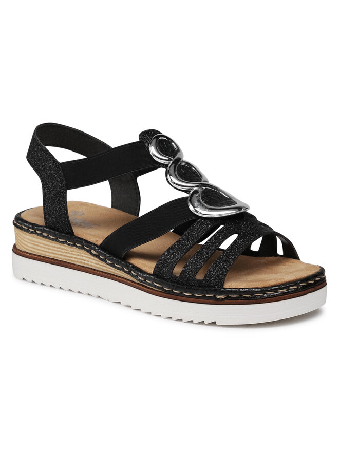 Rieker Sandalen Rieker 679L4-00 Schwarz