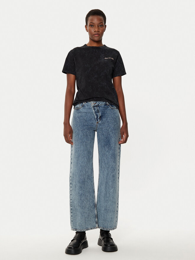 HUGO HUGO T-Shirt Damacia_3 50535491 Μαύρο Regular Fit