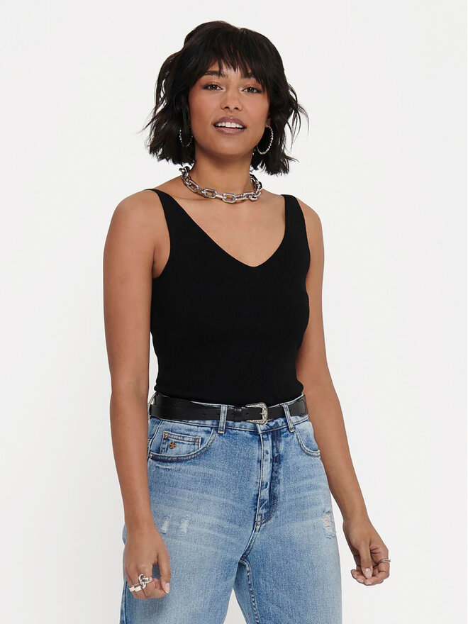 JDY JDY Top Nanna 15180497 Negro Slim Fit