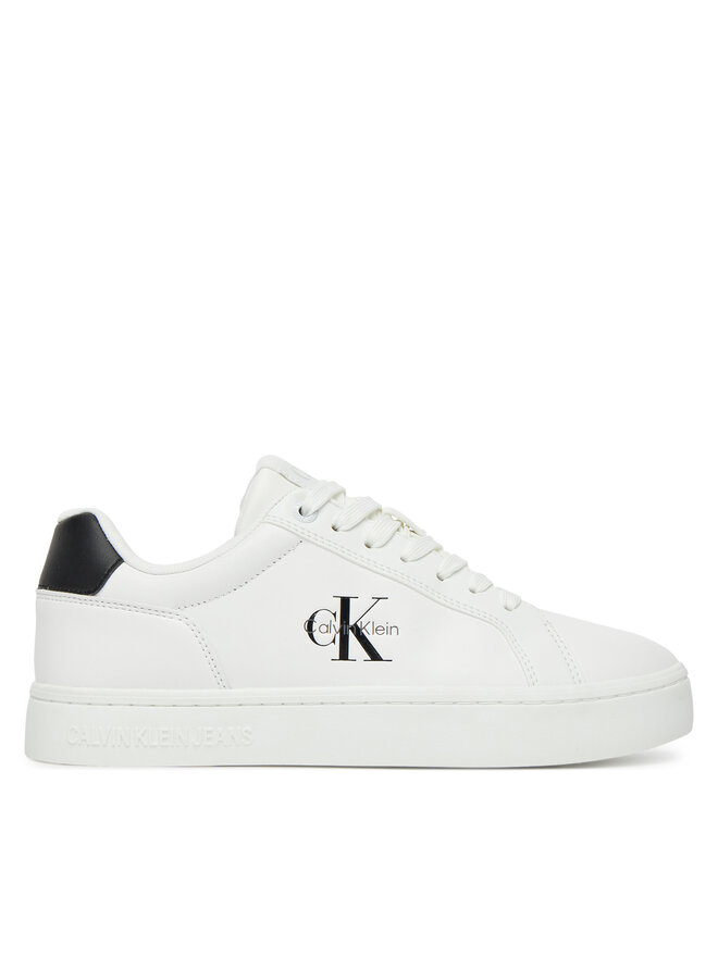Calvin Klein Jeans Sportcipők Calvin Klein Jeans Classic Cupsole Mono Lth Wn YW0YW01902 Fehér