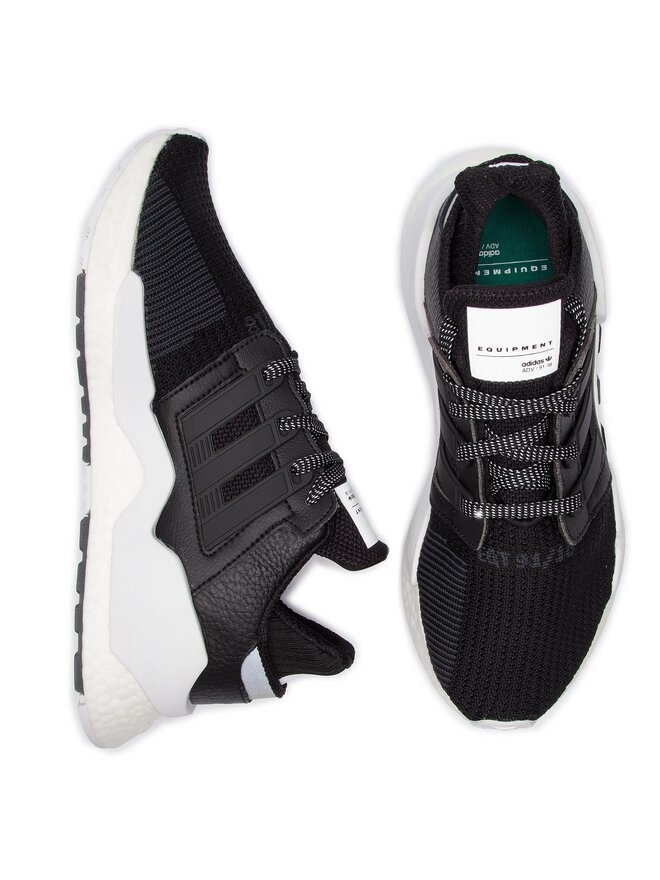 Adidas originals eqt support 91 18 trainers black cheap