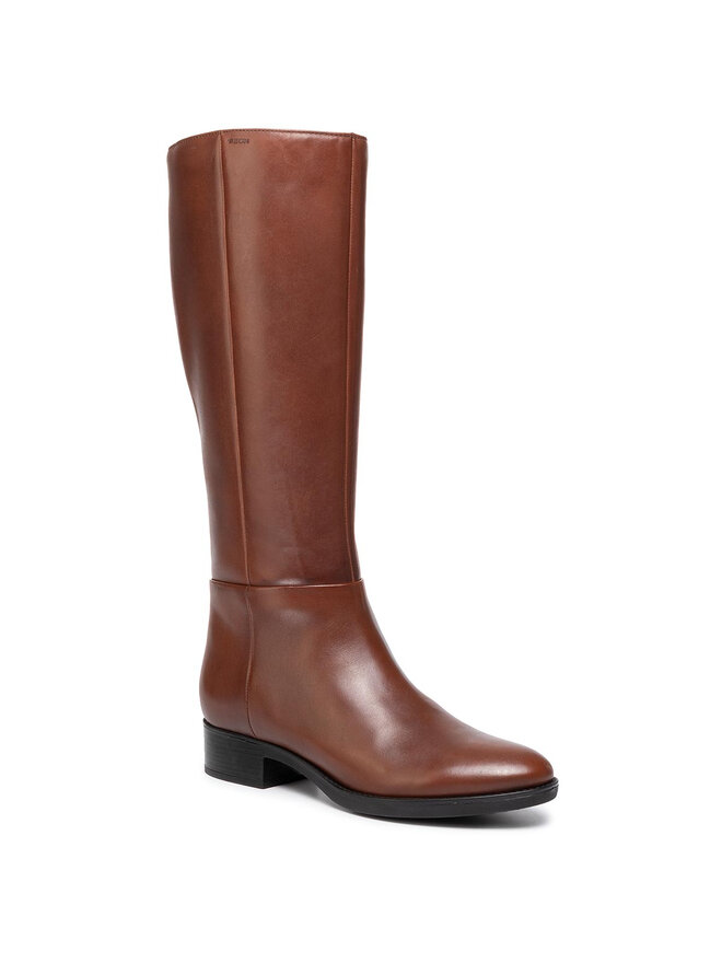 Geox Oficerki Geox D Felicity D D84G1D 00043 C0013 Brązowy
