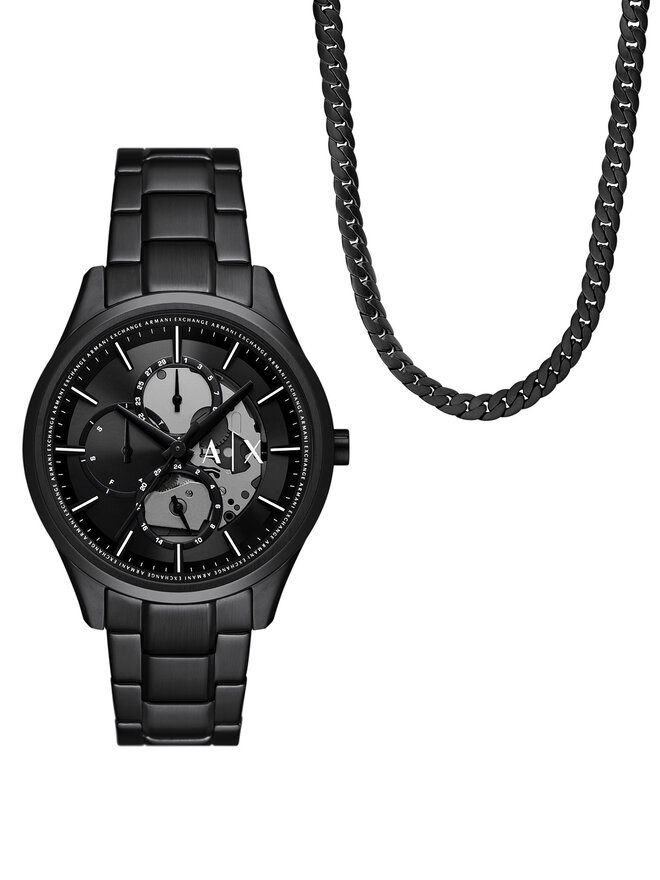 Armani Exchange Zegarek Armani Exchange AX7160SET Czarny