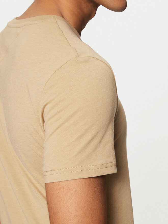 Tommy Jeans Tommy Jeans T-Shirt Jaspe DM0DM20363 Beige Slim Fit