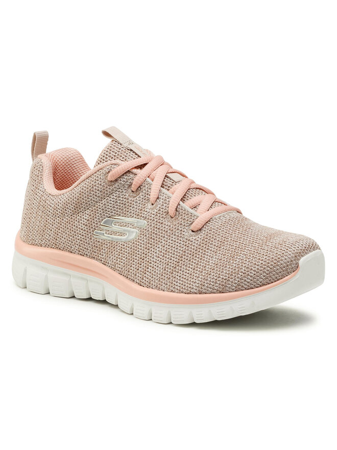 Skechers Tenisice Skechers Twisted Fortune 12614/NTCL Bež