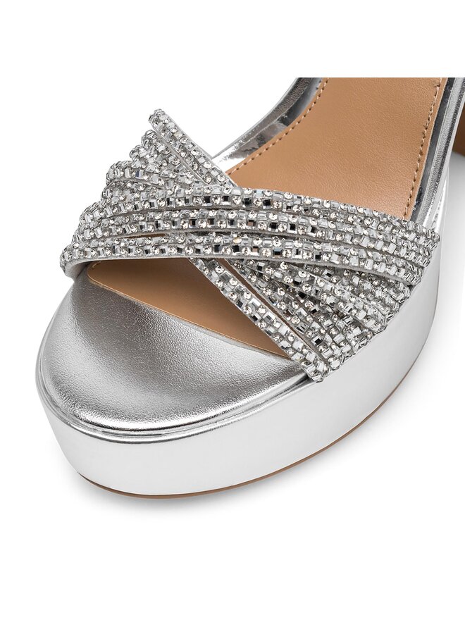 Nine West Sandale Nine West WFA2736-1 Argintiu