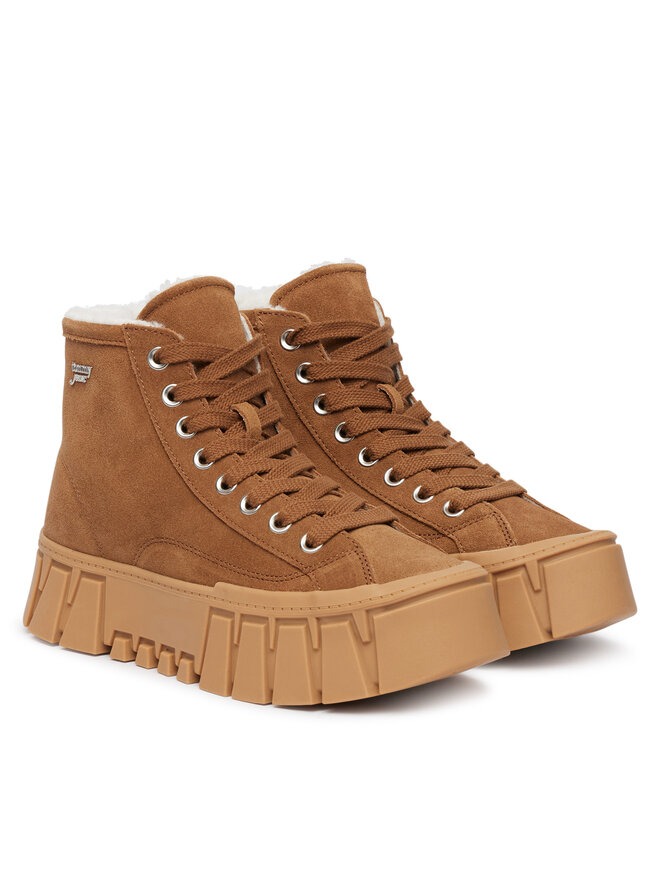 Tommy Jeans Schnürschuhe Tommy Jeans Tjw Platform Sneaker Mc Wl EN0EN03134 Braun