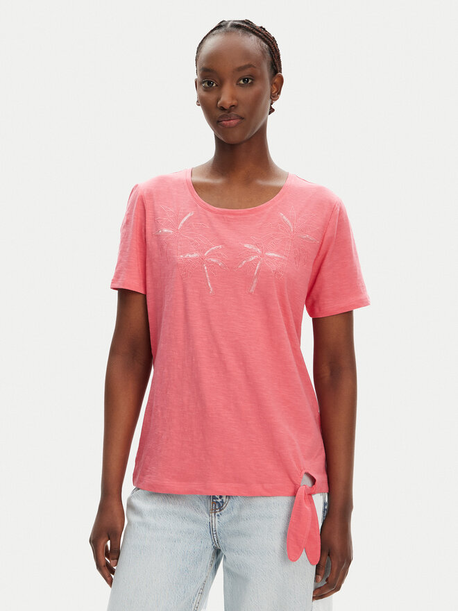 Olsen Olsen Camiseta 11104823 Rosa Regular Fit