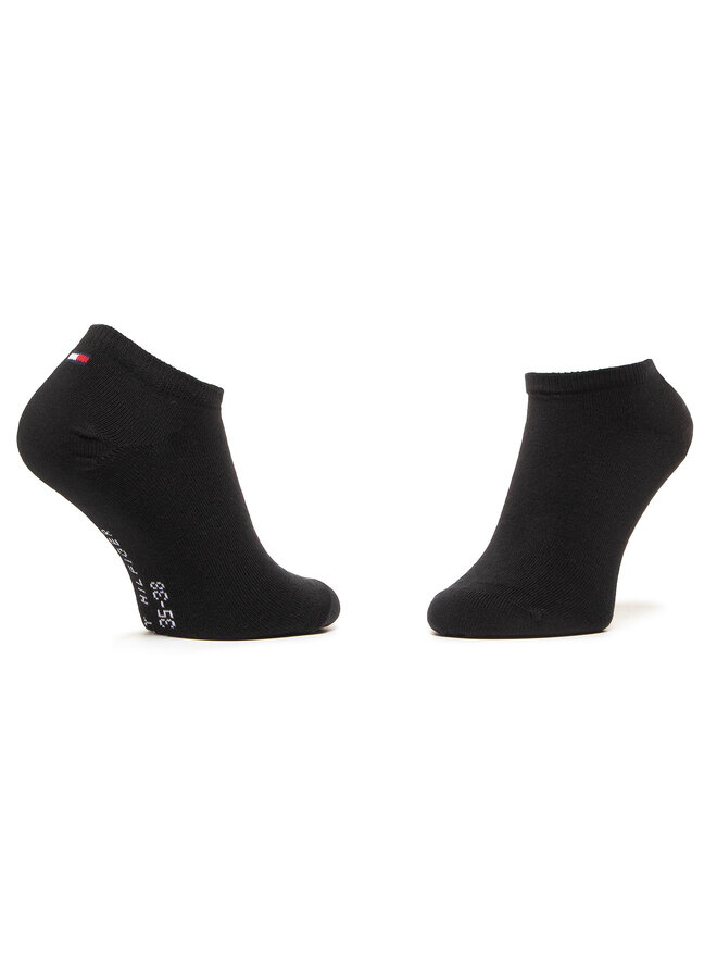 Tommy Hilfiger Súprava 2 párov kotníkových ponožiek unisex Tommy Hilfiger 301390 Čierna