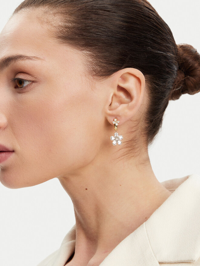 Guess Náušnice Guess JUBE05 105JW Zlatá