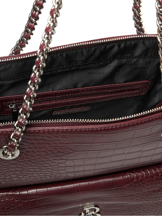Badura Handtasche Badura C-ALANA-LDA7976 Dunkelrot