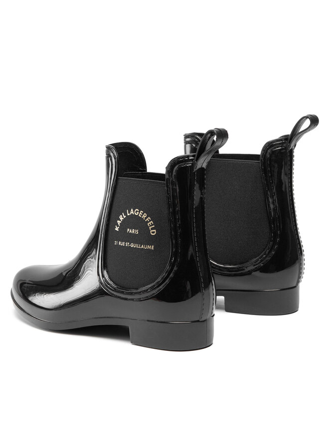 KARL LAGERFELD Гумени ботуши KARL LAGERFELD KL94770 Черен