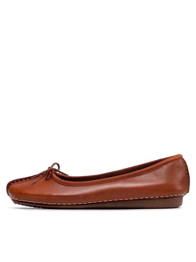 Clarks Балетки Clarks Freckle Ice 203529304 Коричневий