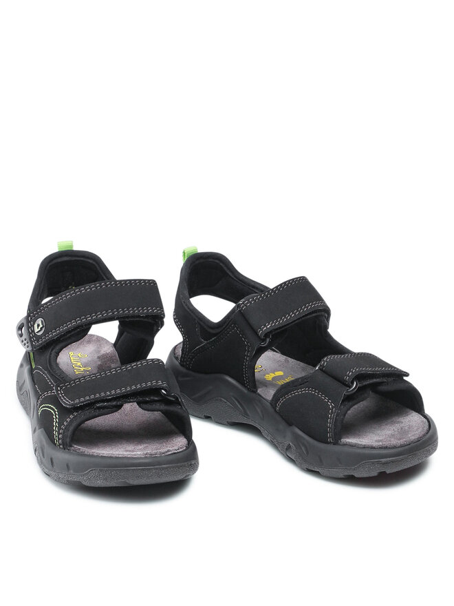 Vingino Tavi leren sandalen lila metallic