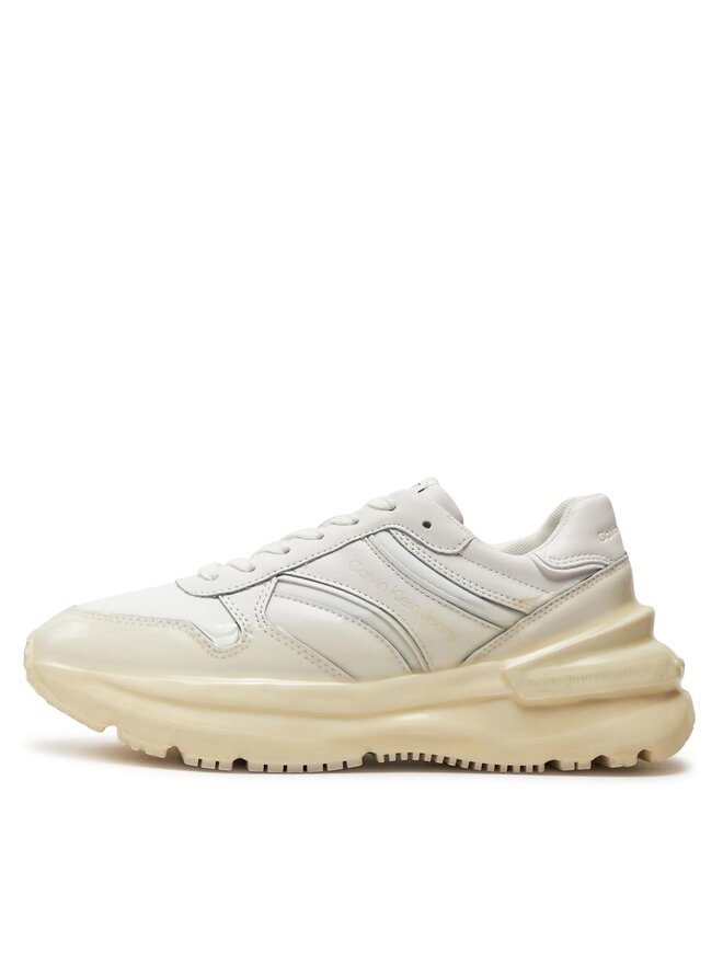 Calvin Klein Jeans Сникърси Calvin Klein Jeans Chunky Run Low Laceup Dip Wn YW0YW01049 Бял