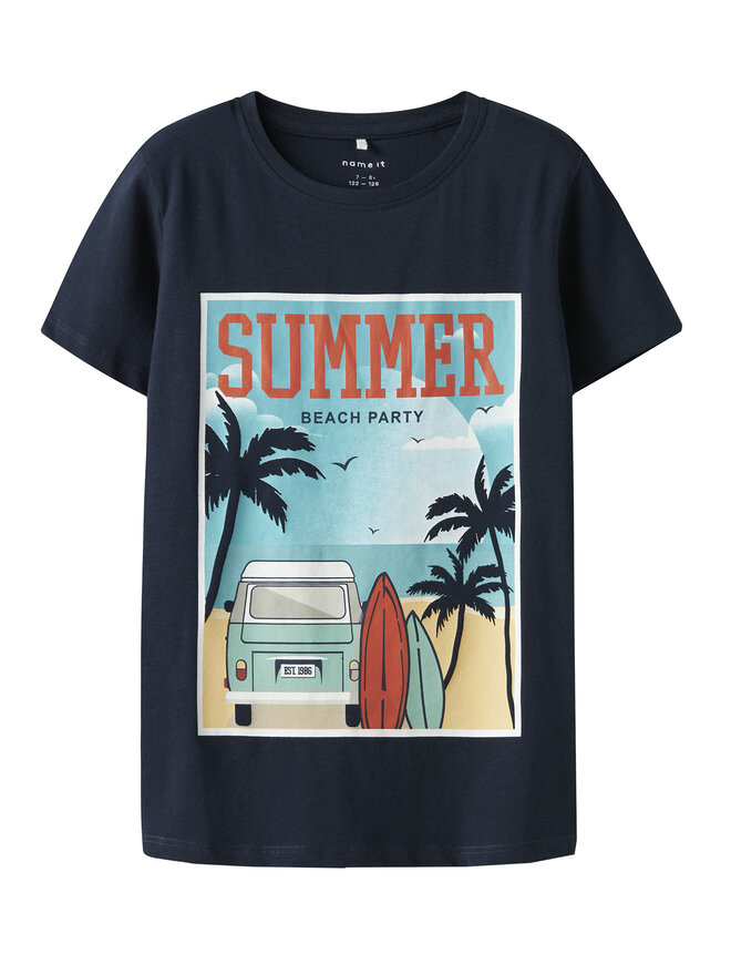 NAME IT NAME IT Camiseta Zelo 13239199 Azul marino Standard Fit