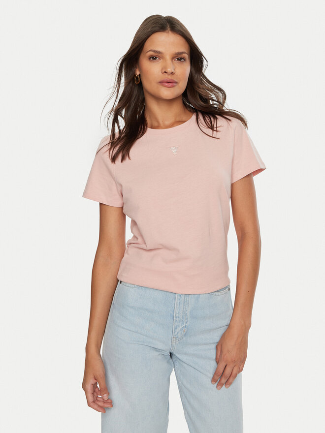 Guess Guess Camiseta W4BI13 KCJI0 Rosa Regular Fit
