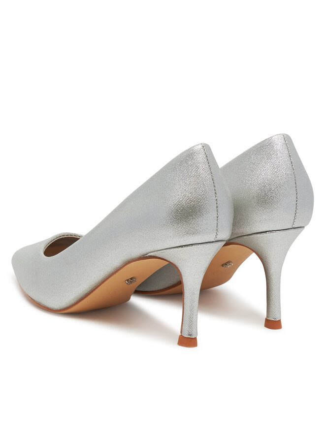 DeeZee Szpilki DeeZee BK-0807-1 Srebrny