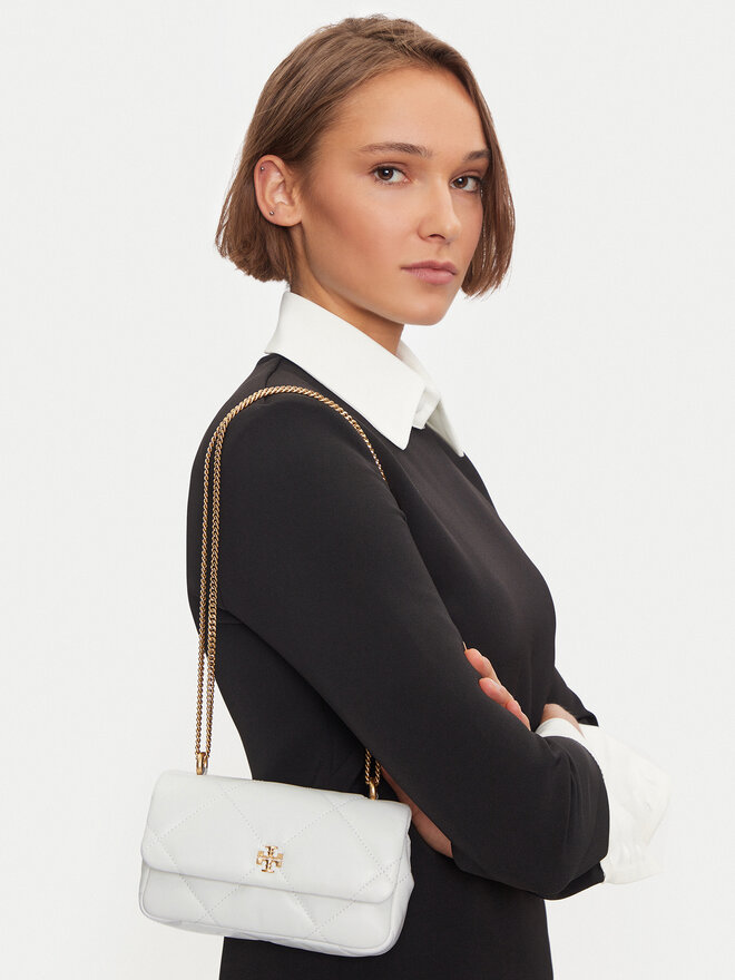 Tory Burch Torebka Tory Burch Mini Kira Diamond 154710 Biały