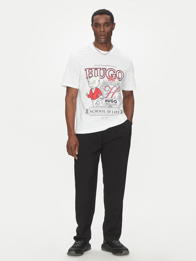 HUGO HUGO T-Shirt 50538254 Weiß Relaxed Fit