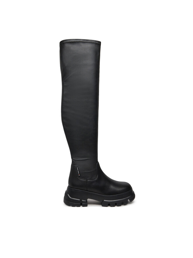 Tommy Jeans Чоботи Tommy Jeans Tjw Lightweight Otk Boot EN0EN02634 Чорний