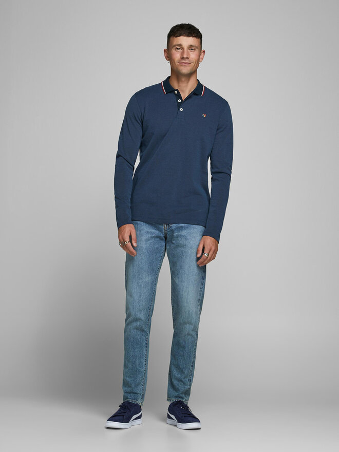 Jack&Jones Jack&Jones Pólóing 12174038 Sötétkék Regular Fit