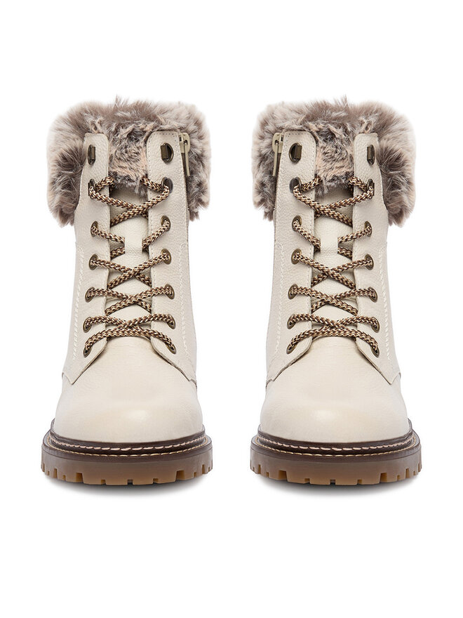 Remonte Зимни обувки Remonte CEO-D0B74-80 Екрю